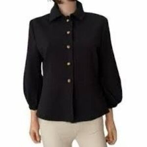 CABI Women’s Black Long Sleeve Abbott Jacket Blazer Size 6 Style #3027